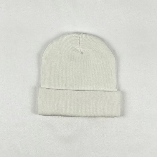 Premium Knit Beanie | Starlight White